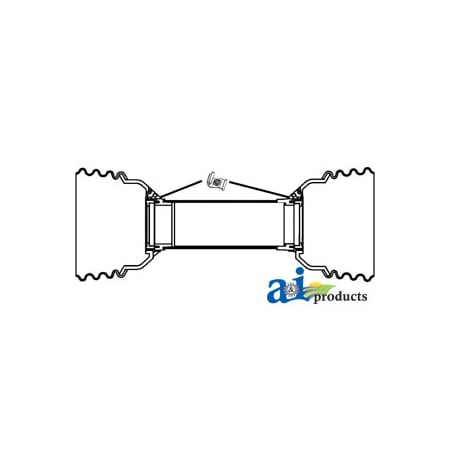 A & I Products Complete Safety Shield 42" x5" x5" A-BP5F02121FF